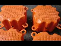 Cube de ponton en PE bleu pour différentes combinaisons résistant aux produits chimiques et à la corrosion