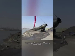 Résistant à l'abrasion Noir Flanges de tuyau flottant / Camlocks Flexible tuyau en caoutchouc léger