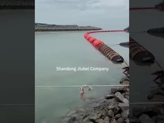 Longue durée de vie en utilisant un flotteur de tuyaux en polyéthylène avec résistance aux chocs et flottabilité de couleur orange > 150N