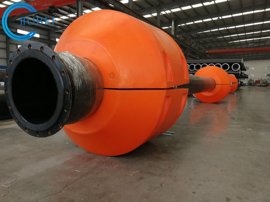 Canalisation de dragage orange de Marine Pontons Pipe Floats Buoys soutenant pouce 4-6