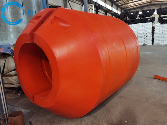 Canalisation de dragage orange de Marine Pontons Pipe Floats Buoys soutenant pouce 4-6
