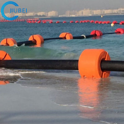 Souple résistant de HDPE de vagabond en plastique de tuyau pour le tuyau de câble flotte le pompage de drague de dispositif