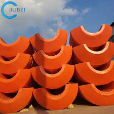Souple résistant de HDPE de vagabond en plastique de tuyau pour le tuyau de câble flotte le pompage de drague de dispositif