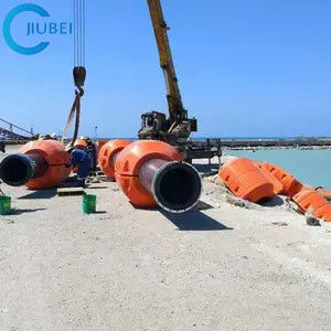 Le tuyau de dragage de polyéthylène flotte la boue de dragage 160Mm de sable de HDPE de canalisation 6 pouces