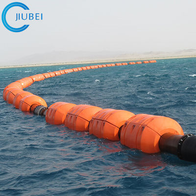 Le tuyau de dragage de HDPE flotte le sable en plastique flexible de mousse par flottaison de tuyau 23 pouces