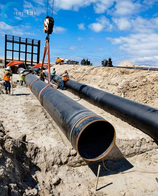 Tuyau de extraction de dragage d'UHMWPE pour la boue de sable draguant le tube en plastique ultra résistant à l'usure