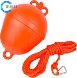 Balise en plastique de boule de flottement de PE de Marine Floating Barrier System de pétrole de mer