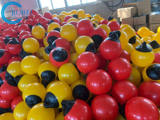 Balise en plastique de boule de flottement de PE de Marine Floating Barrier System de pétrole de mer