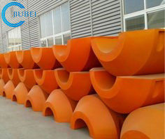 Le tuyau de barrière flotte la ligne de dragage de Marine High Density Foam Filled de balises longtemps