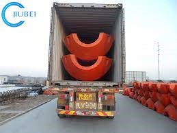 Le tuyau de barrière flotte la ligne de dragage de Marine High Density Foam Filled de balises longtemps