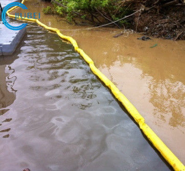 Le PVC résistant de flottement de boom absorbant d'huile de mauvaise herbe envasent des rideaux en sédiment de rideau