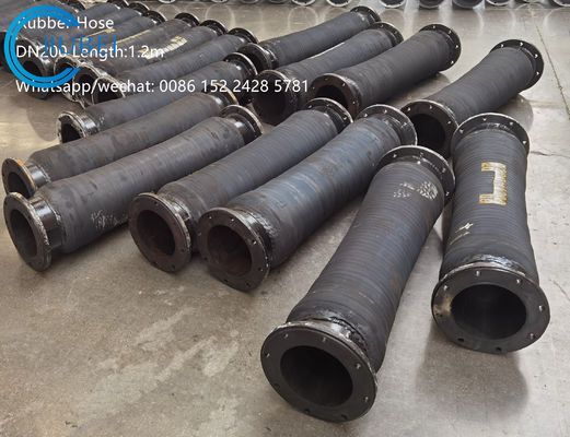 Tuyau en caoutchouc de décharge d'aspiration pour le tuyau de flottement 300MM d'huile de tuyau de pompe à eau 700MM
