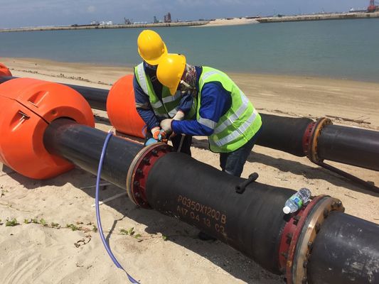 Les matériaux de flottement de dragage de canalisation poncent le tuyau de dragage d'Uhmw de mine de l'eau d'huile de boue