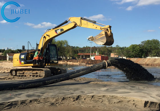 Décharge de flottement de dragage de sable du tuyau PE100 de HDPE de dragueur de canalisation