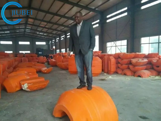 Le poly tuyau de tuyau orange flotte les vagabonds de dragage flottant et draguant l'équipement 500mm