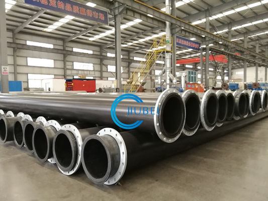 Production d'extrusion de tuyaux UHMWPE à surface lisse avec boulons et écrous certifiés ISO9001