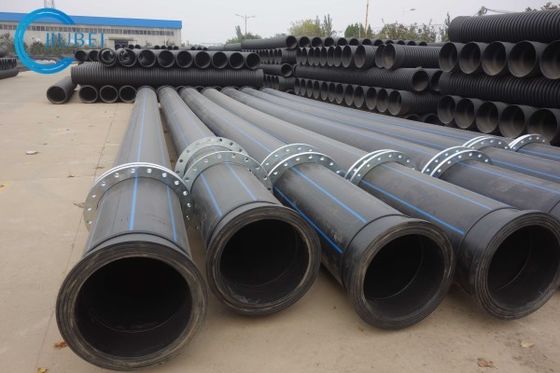 Pipe de dragage en PE100 en HDPE avec une excellente souplesse et une résistance aux chocs