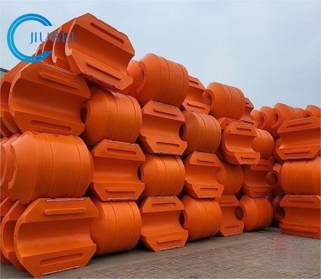 DN315 tuyaux flottants en PE avec coque en PE et remplissage en mousse en PU à haute densité à l'intérieur