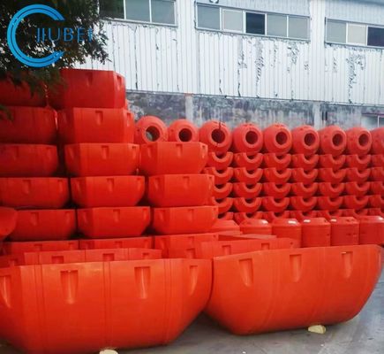 Floaters de tubes HDPE flottants avec installation en acier galvanisé et résistance aux UV