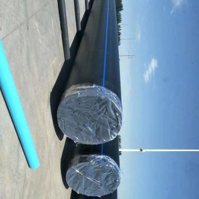 Pipe de dragage en PE100 en HDPE avec une résistance aux chocs supérieure et des brides en acier
