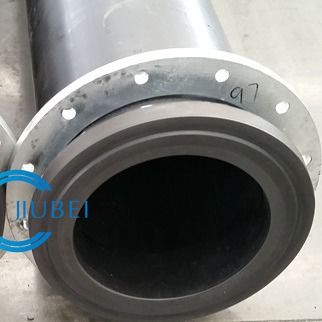 Extrusion de tuyaux UHMWPE avec brides en acier, surface lisse et pression de travail de 0,25 à 2,5 MPa