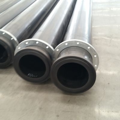 Pipe à lisier UHMWPE à bride ultra-dure connectée pour le dragage