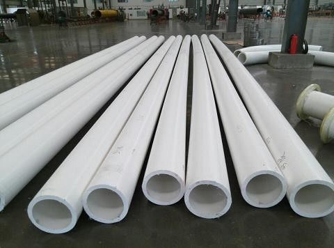 Pipe de dragage UHMWPE reliée à une bride pour le transport de fluides