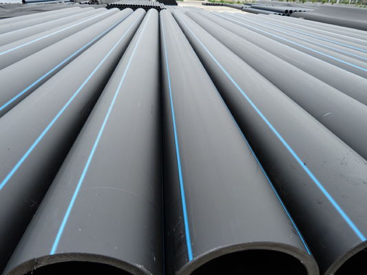 PE100/PE80 tuyaux à lisier en HDPE pour environnements abrasifs et corrosifs avec accessoires boulons écrous et laveuses