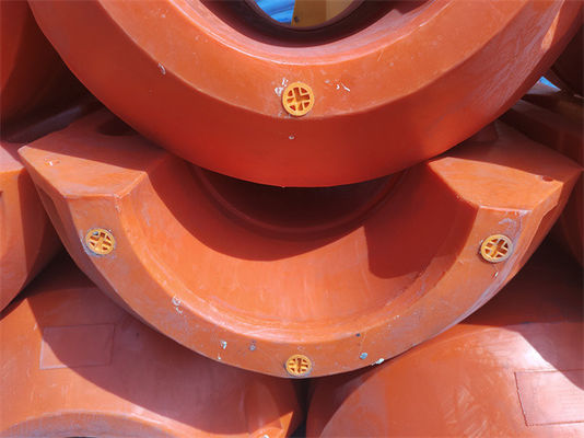 La drague de polyéthylène orange flottant solution ultime pour la durabilité