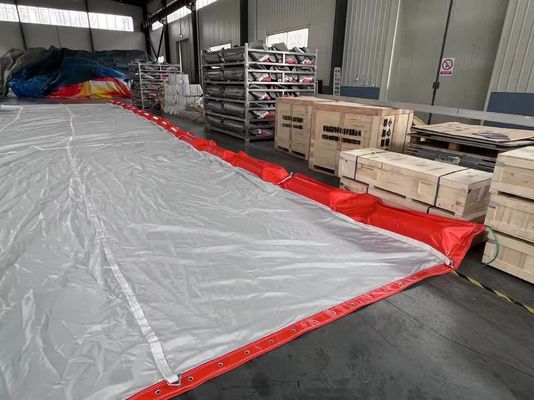Contrôle de l'érosion Rideau de limon 25% allongement 60-130KN/m Résistance à la traction PVC/matériau caoutchouc