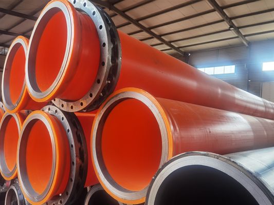 Pipe HDPE légère et résistante à la corrosion chimique pour un transport facile